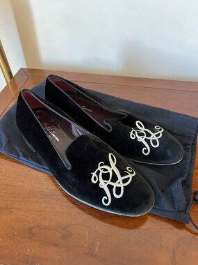 Ralph Lauren Purple Label Men's Collis velvet slippers